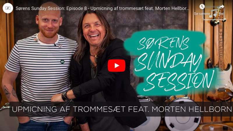 Read more about the article Sørens Sunday Sessions om opmic’ning af trommer