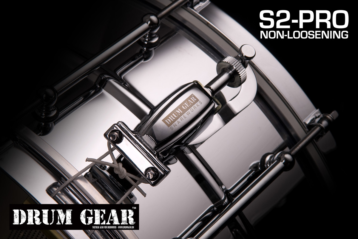 S2-PRO Seiding strammer Throw-Off Drum Gear - Drum Squad - www.drumsquad.dk